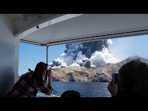 Images emerge of dramatic NZ volcano erruption