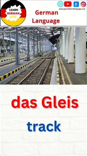 German Train Station Vocabulary for Beginners #ytshorts #germanvocabulary @LearnGermanAtoZ ​