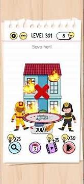 Brain Test Level 301 Answer and Solution Gameplay Walkthrough