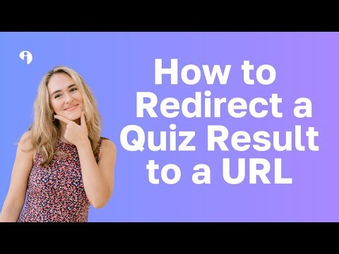 How to Redirect a Quiz Result to a URL