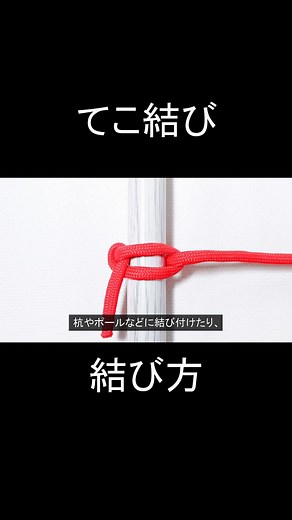 てこ結びの結び方ガイド