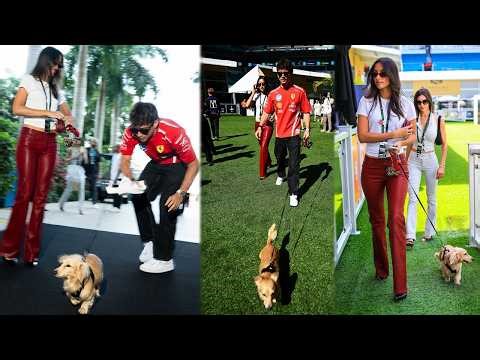 Charles Arrive with LEO and Alexandra at the paddock for free practice day! MiamiGP 2026
