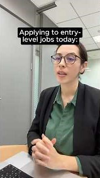 Applying to entry-level jobs today:
