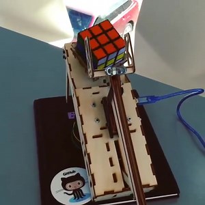 We are flipping out about this sweet #rubikscube solver #diy called the #rubisolver by #kitables designed in #SketchUp | SketchUp