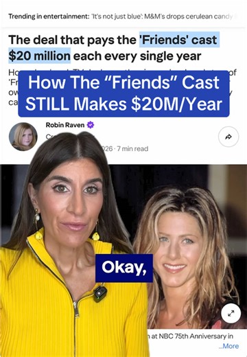 The cast of Friends stopped filming in 2004… but the money never stopped. Comment BOOK and I’ll send you the preorder link my 2026 index fund guide #friendsreunion #financialliteracy #investingforbeginners