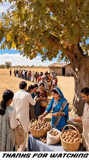 The woman made a fortune selling the walnuts 😭 #ai #walnut #tree #reelsvideo #trendingreelsvideo | KIDS TV