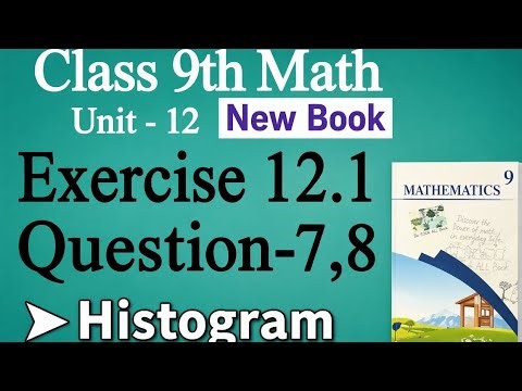 Class 9 Maths Chapter 12 Exercise 12.1 Q7 & Q8 | How to Draw Histogram Step-by-Step #Histogram