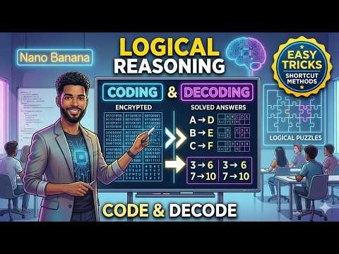 Coding & Decoding: Master Letter to Letter#logicalreasoning #ias #cgl #chsl #codinganddecoding