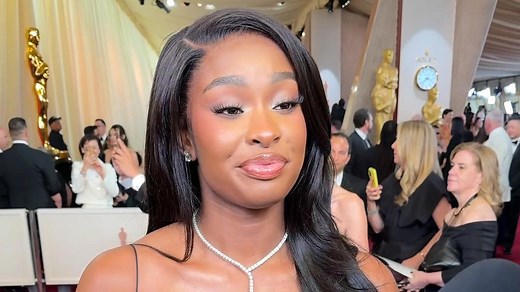 Coco Jones reveals which celebrity she got a selfie with on Oscars red carpet