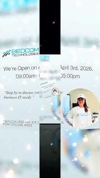 We’re officially open on April 3rd, 2026 from 9AM - 5PM. Stop by to discuss how BEOCOM can help you!