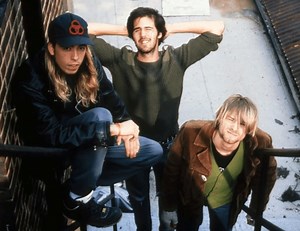 The only Nirvana songs credited to all three members