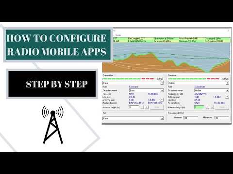 Radio Mobile Application Software for wireless systems networking planning.