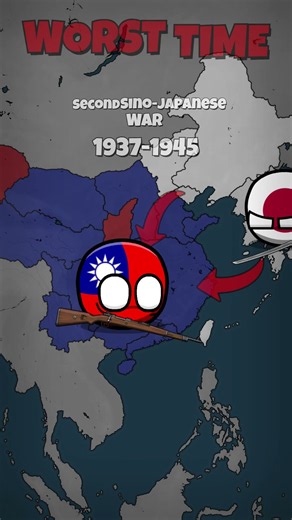 Best and Worst Times Countryballs PART 12 | China, Switzerland, Iraq #history #countryballs #map