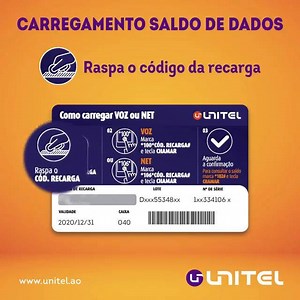 Sabes como fazer o carregamento de Saldo de Dados da Unitel? É muito fácil, experimenta! | Unitel