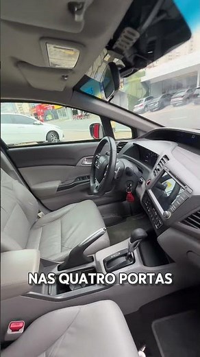 Honda Civic 1.8 LXL Flex Automático 2012 BLINDADO! 💨🏁
