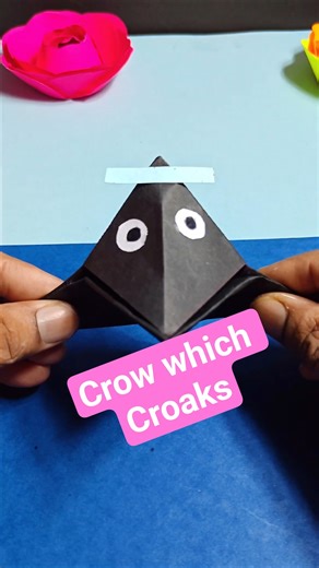 how to make crow | origami crow | diy crow #origami #diy #shorts