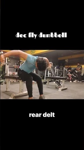 dec DB fly for rear delt #motivation #strongabs #chest #advancedabworkout #chestpress