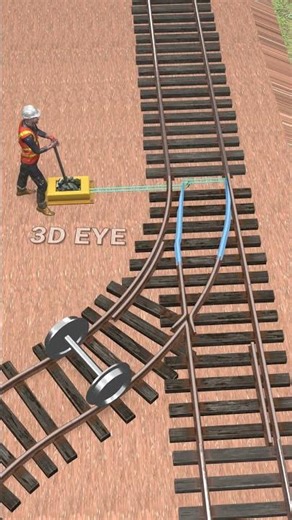 How Trains Change Tracks | #facts #shorts