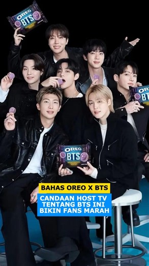 HOST TV INI RASIS KE BTS #armybts #oreo