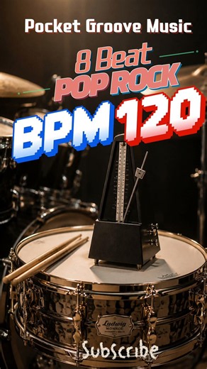 120 BPM Pop Rock Drum Track | Groove Backing Track | Practice with Real Drums