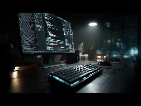 Night Programming Music | Quiet Developer Room | Minimal Coding Ambience | Deep Work Music [No Ads]