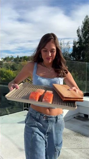 CEDAR PLANK SALMON 🐟🍊