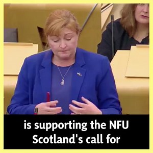 🎥 Yesterday I asked the Scottish Government's Minister for Rural Affairs, Mairi Gougeon, if she supported NFU Scotland's call for "sound science and existing standards to be the basis of discussions prior to any changes to live export regulation." | Emma Harper MSP