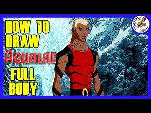 How to draw Aqualad from Teen Titans