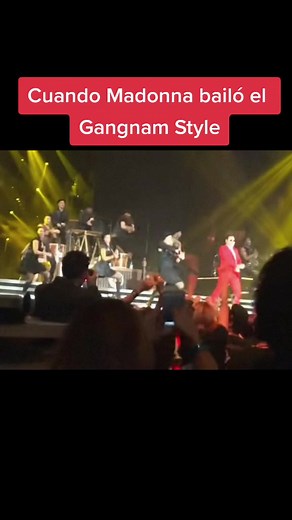 Madonna se une al baile famoso de Psy en un concierto