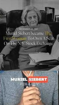 International Women's Day post! Muriel Siebert, the woman who changed Wall Street. #finance