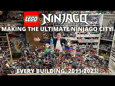 Making the ULTIMATE Ninjago City! Every Single Temple/Castle/Building Ever, 2011-2023