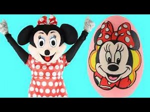Minnie Mouse Surprise Birthday Party w/ Giant Surprise Egg Fun...