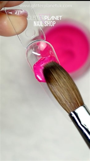 🩷 We LOVE This pink acrylic powder #nails | Glitter Planet