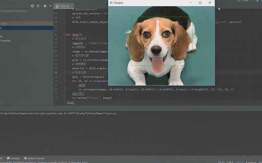 使用python+dlib+opencv识别万物