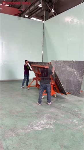 Granite Slab Transport Cart With Rubber