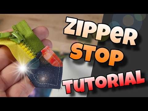 Fursuit Zipper-Stop Tutorial