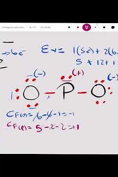 Lewis structure of PO2- formal charge #expressclass #chemistry