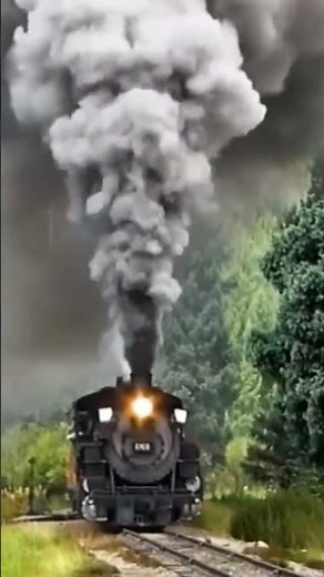 Majestic Steam Train Journey Through the Wild | Breathtaking Scenery & Power