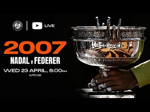 Full Match Nadal vs Federer 2007 Men's final | Roland-Garros