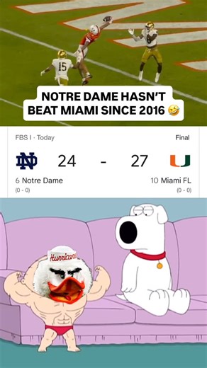 Hard Rock Bet on Instagram: "THE MIAMI HURRICANES ARE OFFICIALLY BACK AFTER BEATING NOTRE DAME #miamihurricanes #gocanes #theu #canesfootball #collegefootball #notredame"