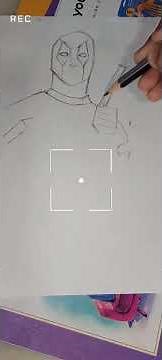 how to draw deadpool. #tutorial #drawing #marvelsdeadpool