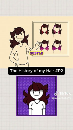 The History of my Hair 2#JaidenAnimations #animation #fyp #2d #2danimation