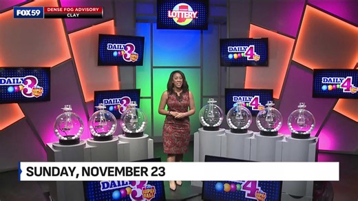 Daily 3 Daily 4 Evening Lottery Drawing: November 23, 2025