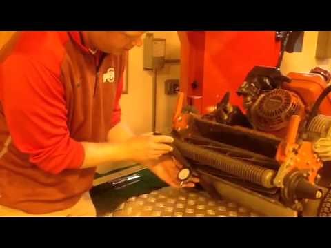 Adjusting Height of Cut on Reel Mower