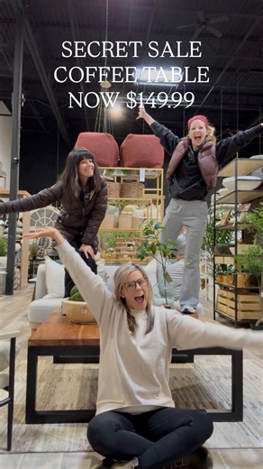 Mmmmm…. SECRET SALE AGAIN. 👀 This coffee table is now $149.99. Like what?! Use as pictured… or make a kid’s activity table… or pair to make a large square. The ideas are ENDLESS! 🥳💛 Only seven available so hurry on in! . . . #felberhome #deals #comeseeus #atlanta woodstockga | Felber Home Furnishings and Decor