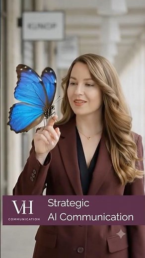 VH AI Butterfly: Knowing when to stand out. 🦋 #Shorts #PR #VH #corporatecommunication
