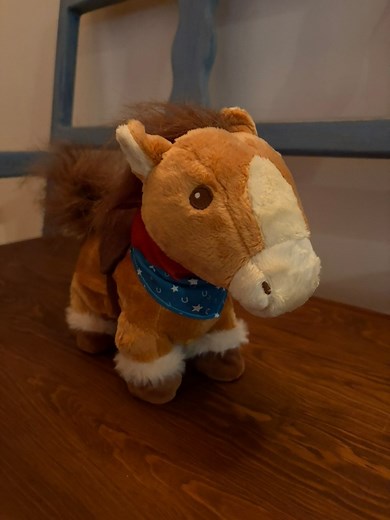 Galloping colt children’s toy plays different sounds when you push the side or ear | Fairview Pharmacy