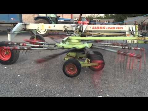 Claas liner 780L twin rotor rake 22ft - 25ft