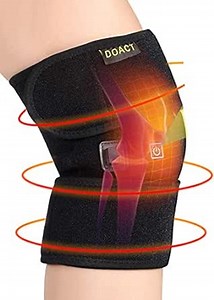 Heating Pad for Knee, 60 x 22cm 3 Temperature Control Knee Heating Pad, Knee Massager with Heat & Vibration, Knee Brace with Arthritis Heat Knee Brace Wrap for Strains, Calf Leg Arm, Cramps Arthritis
