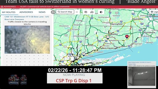 📡 24/7 Connecticut Incident Operations Livestream This livestream provides a real-time situational awareness dashboard built from live public data sources. 🚓 Police and fire scanner audio from multiple jurisdictions 🌧️ Weather radar and storm monitoring ✈️ Aircraft tracking and aviation activity 🚗 Traffic maps, flow analytics, and incident indicators 🌎 Public traffic, weather, city, and regional cameras (Connecticut and beyond) ⚠️ Not all visual feeds originate in Connecticut; cameras may r